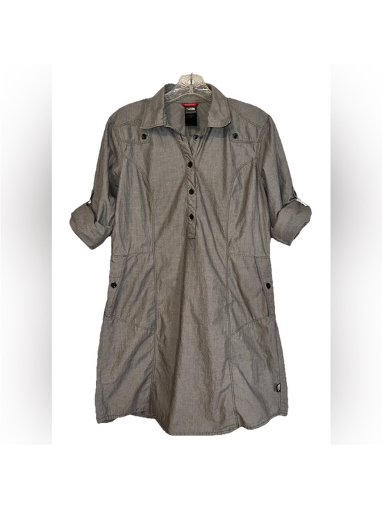 The North Face Dresses & Skirts - The North Face Gray Mini Shirt Dress
